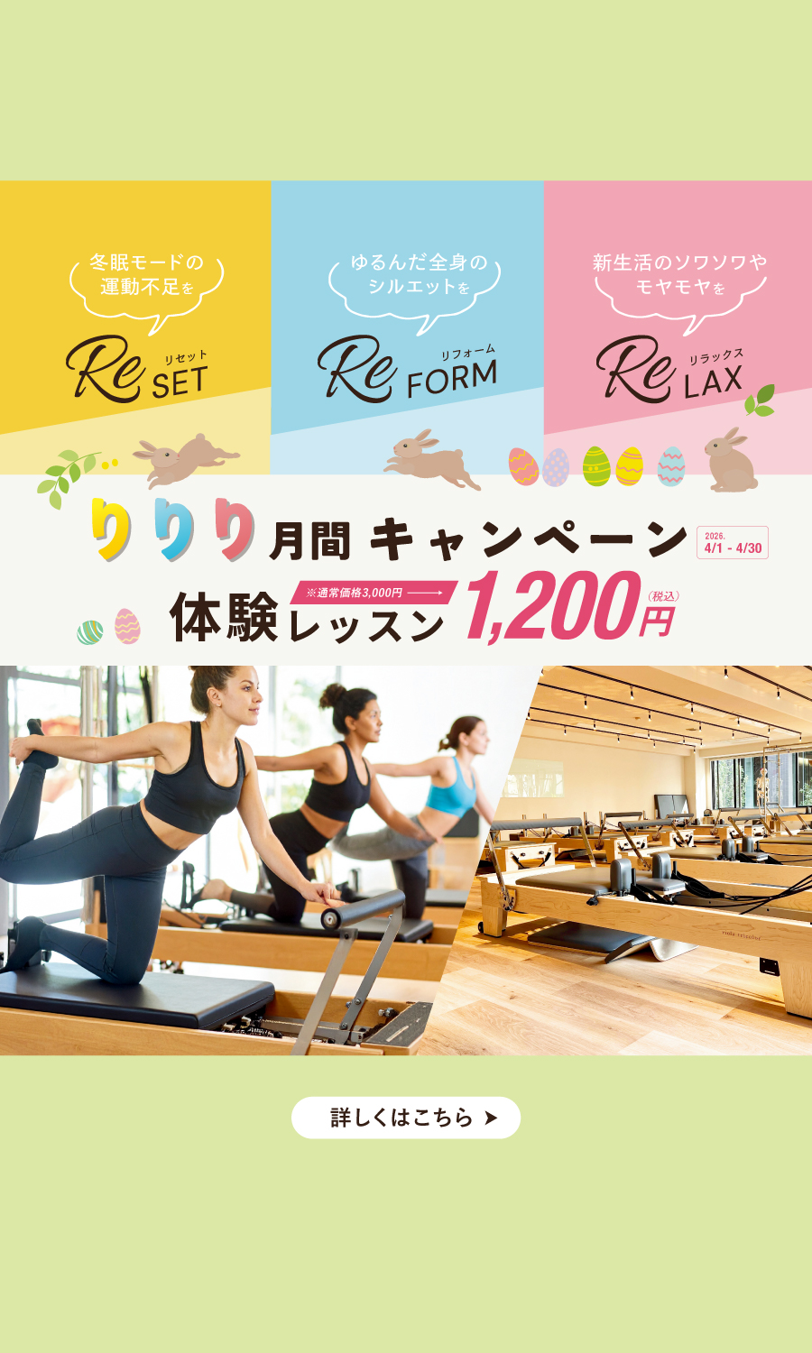 ヴィオラトリコロール リフォーマーキャンペーン